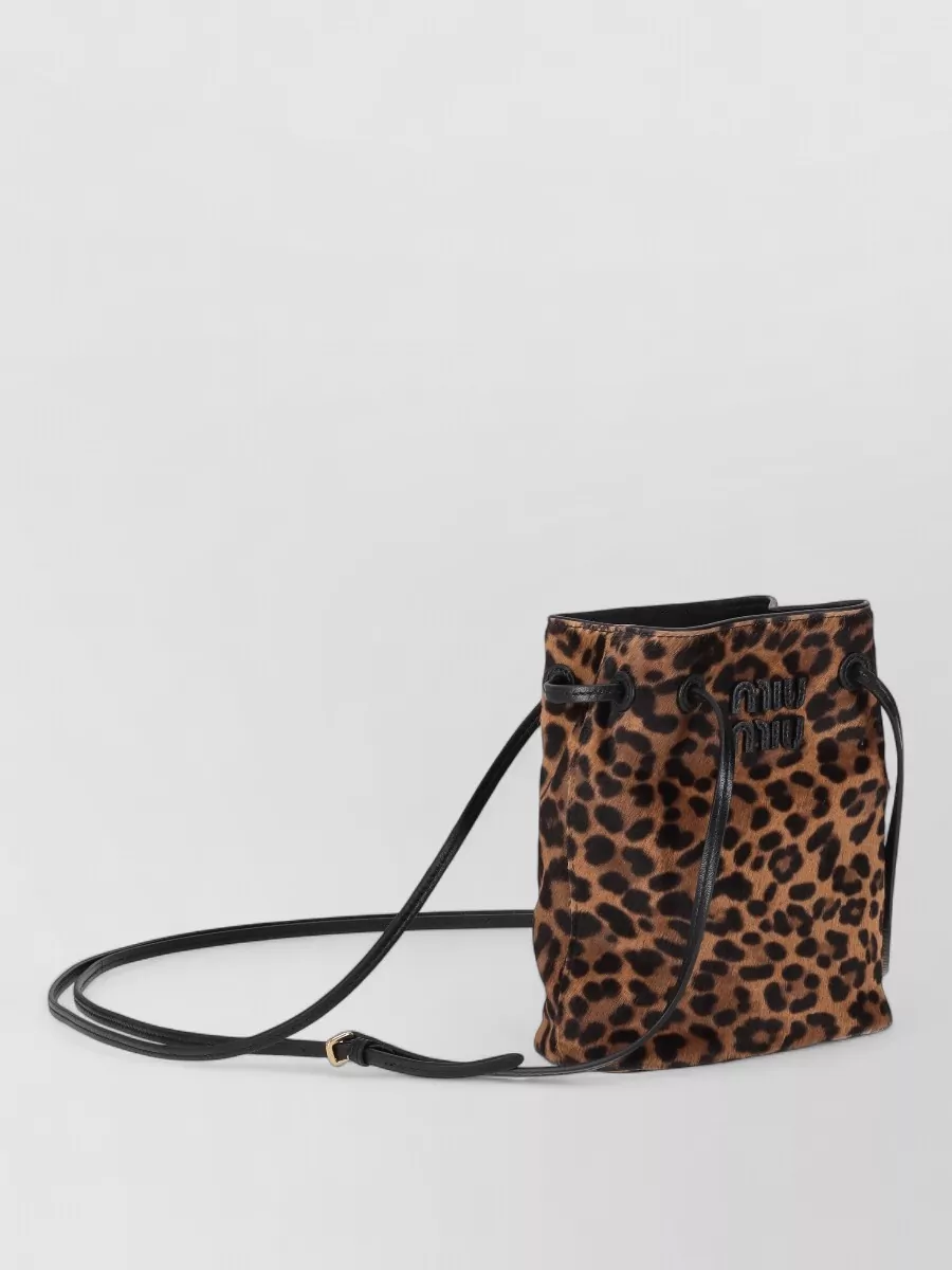 Miu Miu Matelassé Calf Hair Mini Bag