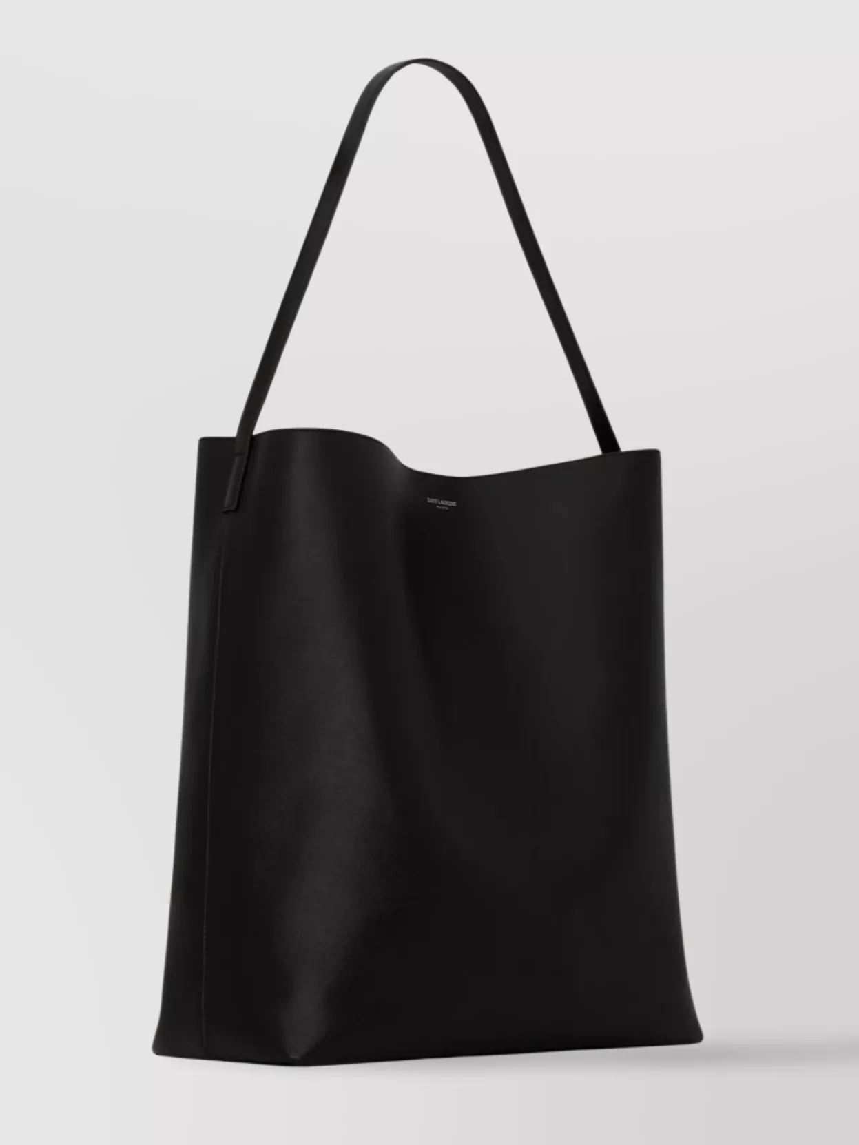 Saint Laurent Smooth Leather Single Strap Tote Bag