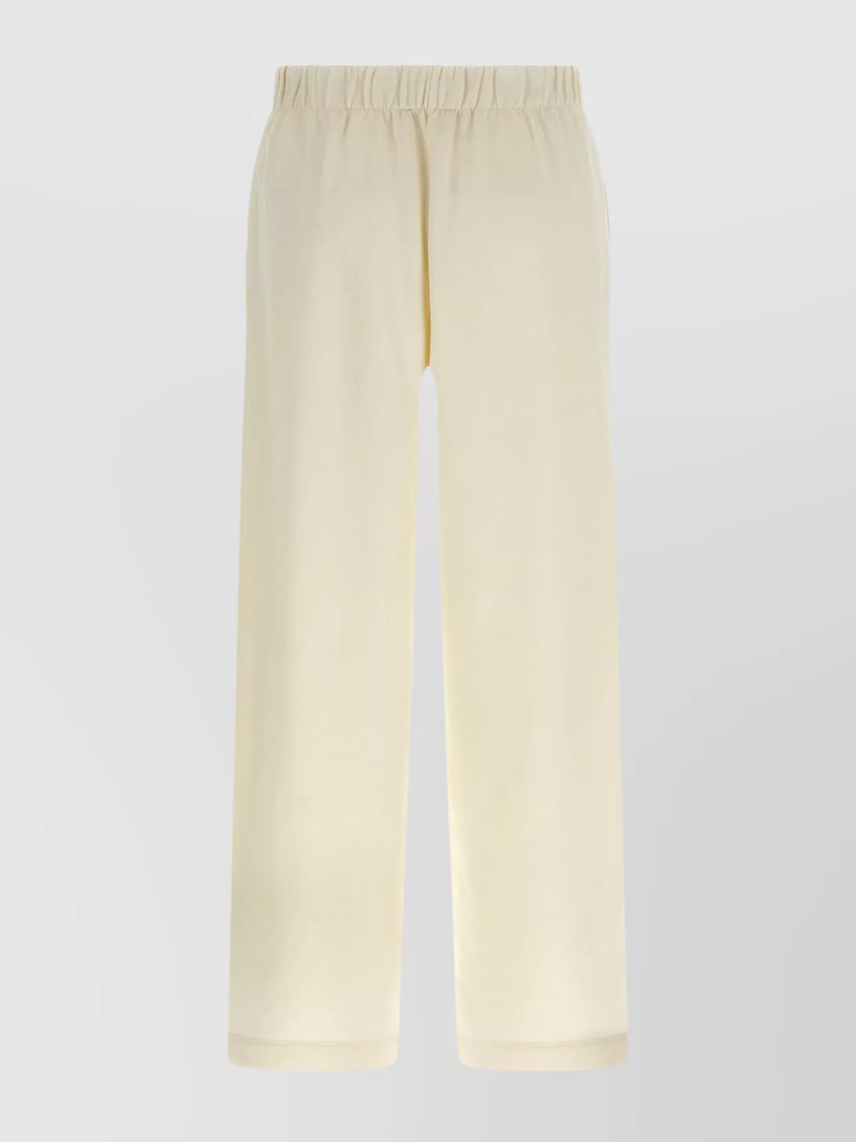Max Mara Elastic Waist Casual Pants In Neutral