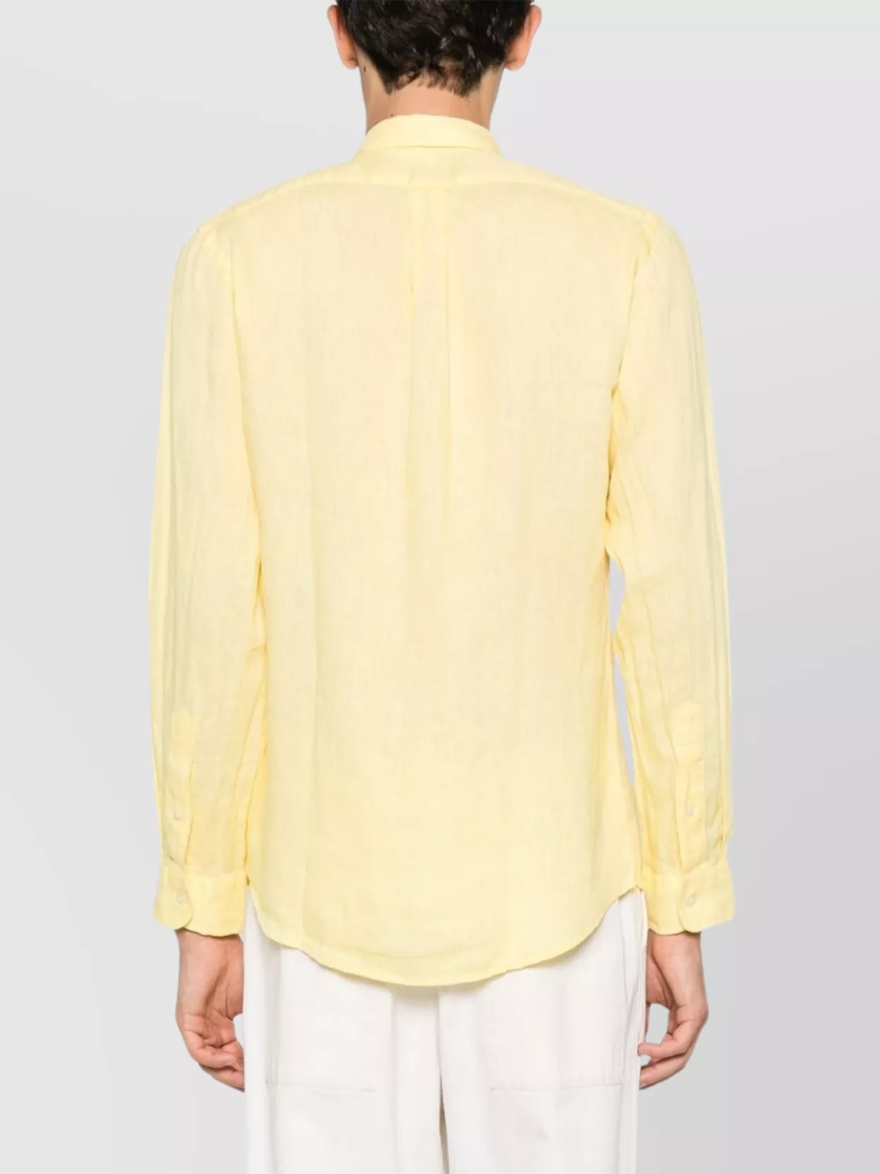 Ralph Lauren Logo Shirt Box-Pleat Detail