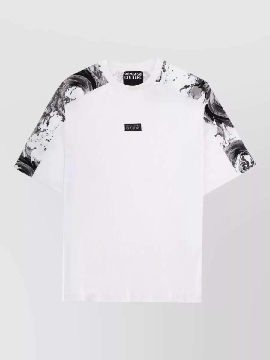 Versace Jeans Couture Logo-plaque cotton t-shirt