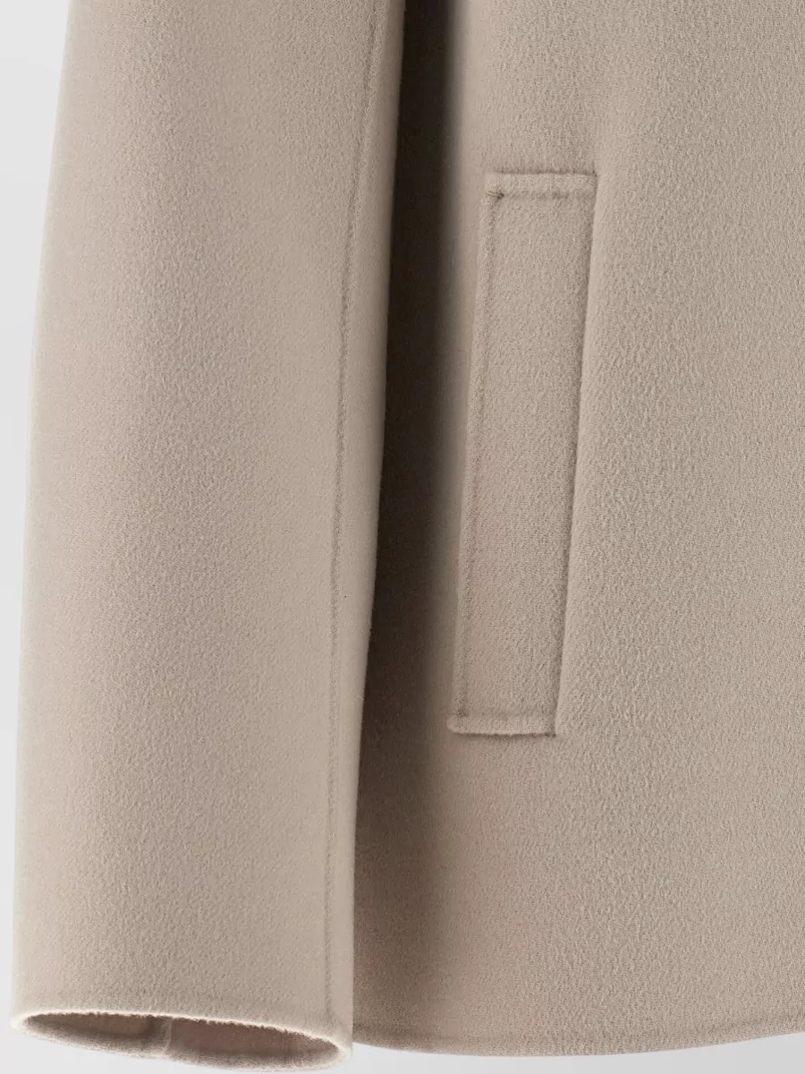 S Max Mara Virgin Wool Double-Breasted Blazer