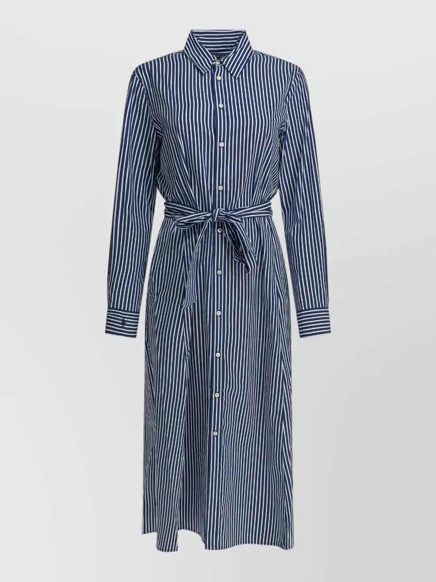 Polo Ralph Lauren striped cotton shirt midi dress
