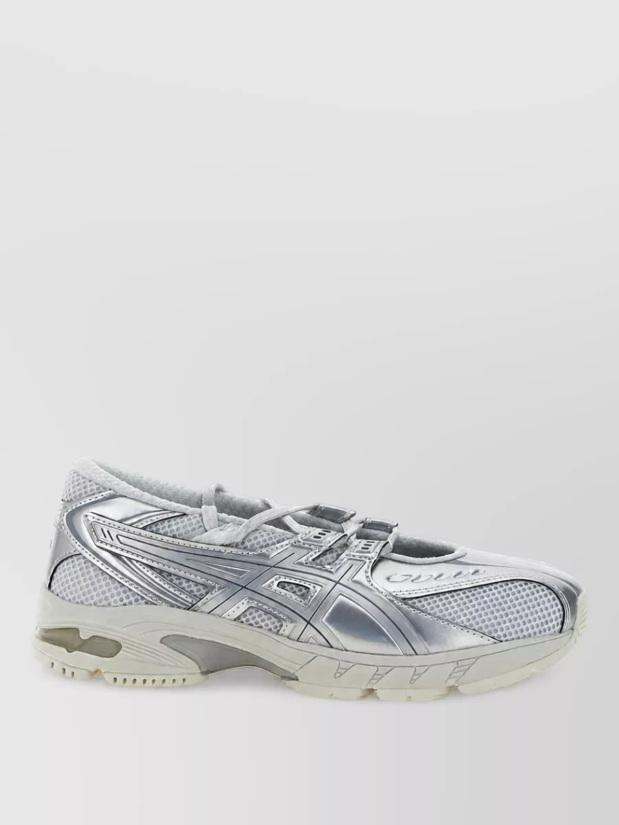 Asics Synthetic Leather Low-Top Lace-Up Sneakers