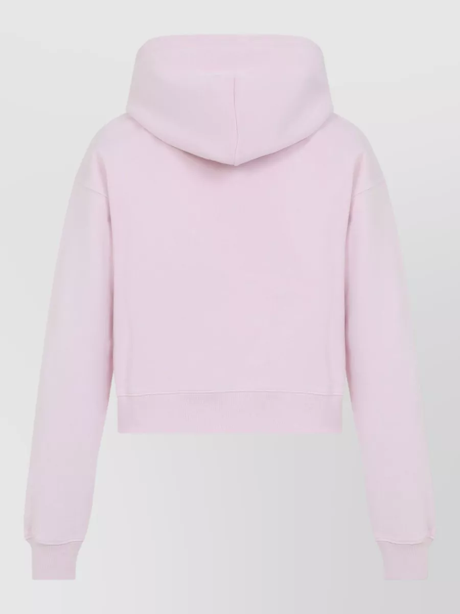 Jacquemus Le Hoodie Gros Grain Cotton Hooded Top