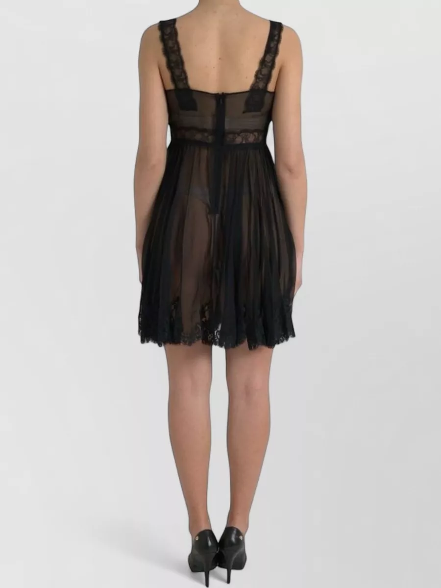 Dolce&Gabbana Silk Mini Nightdress