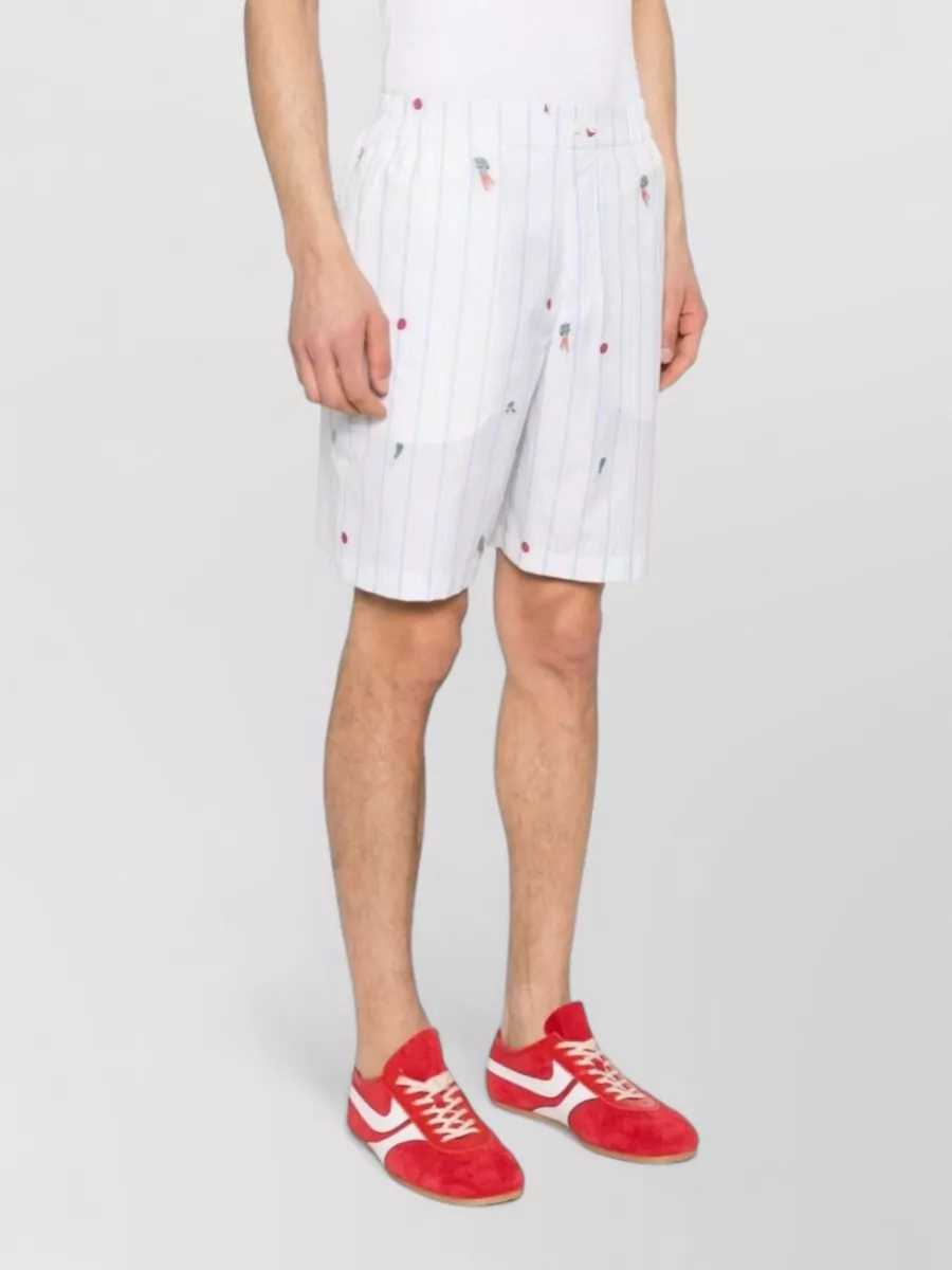 Jacquemus Striped Chino Shorts