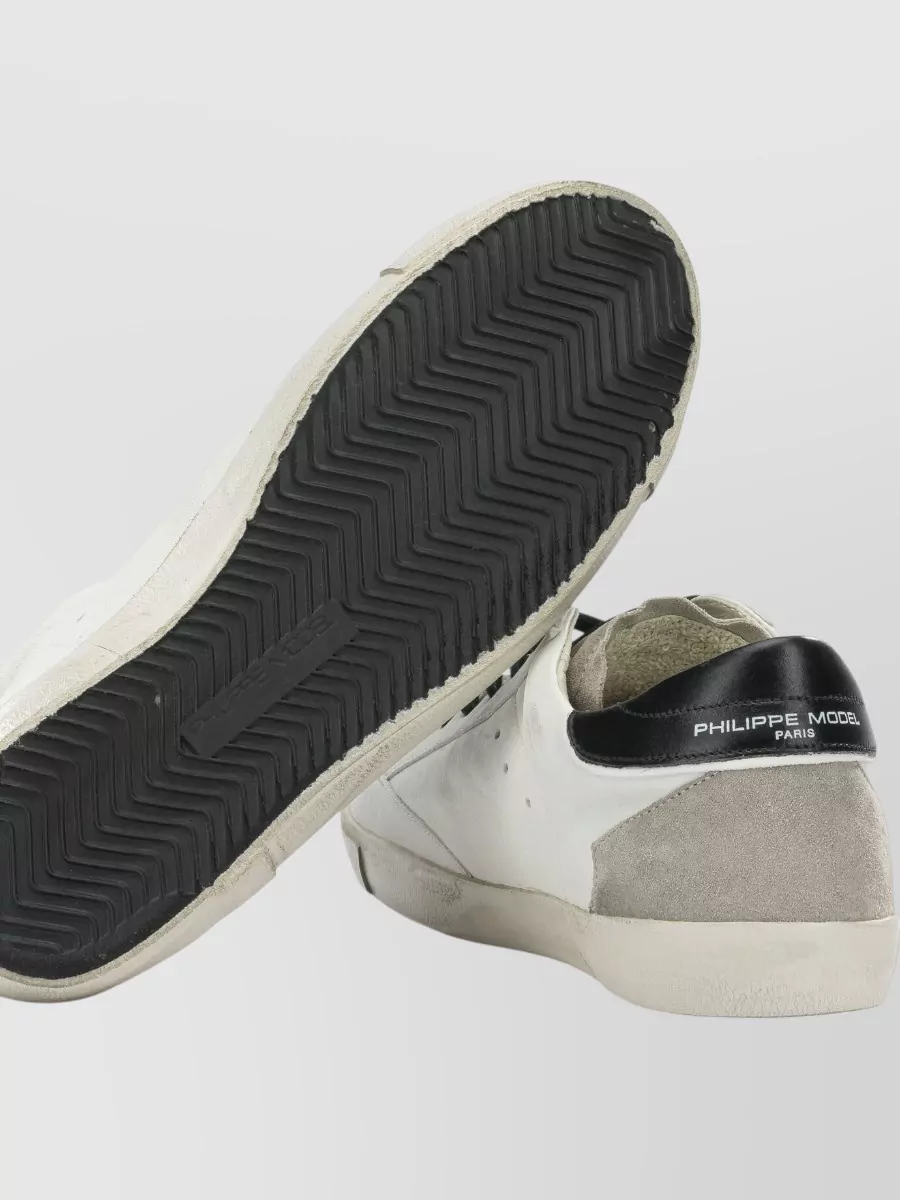 Philippe Model Leather Lace-Up Sneakers