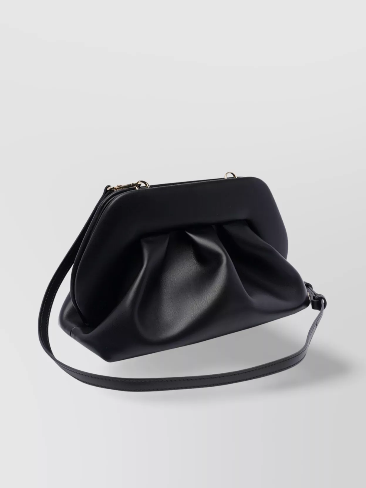 Themoirè Hand Clutch Bag Adaptable Strap