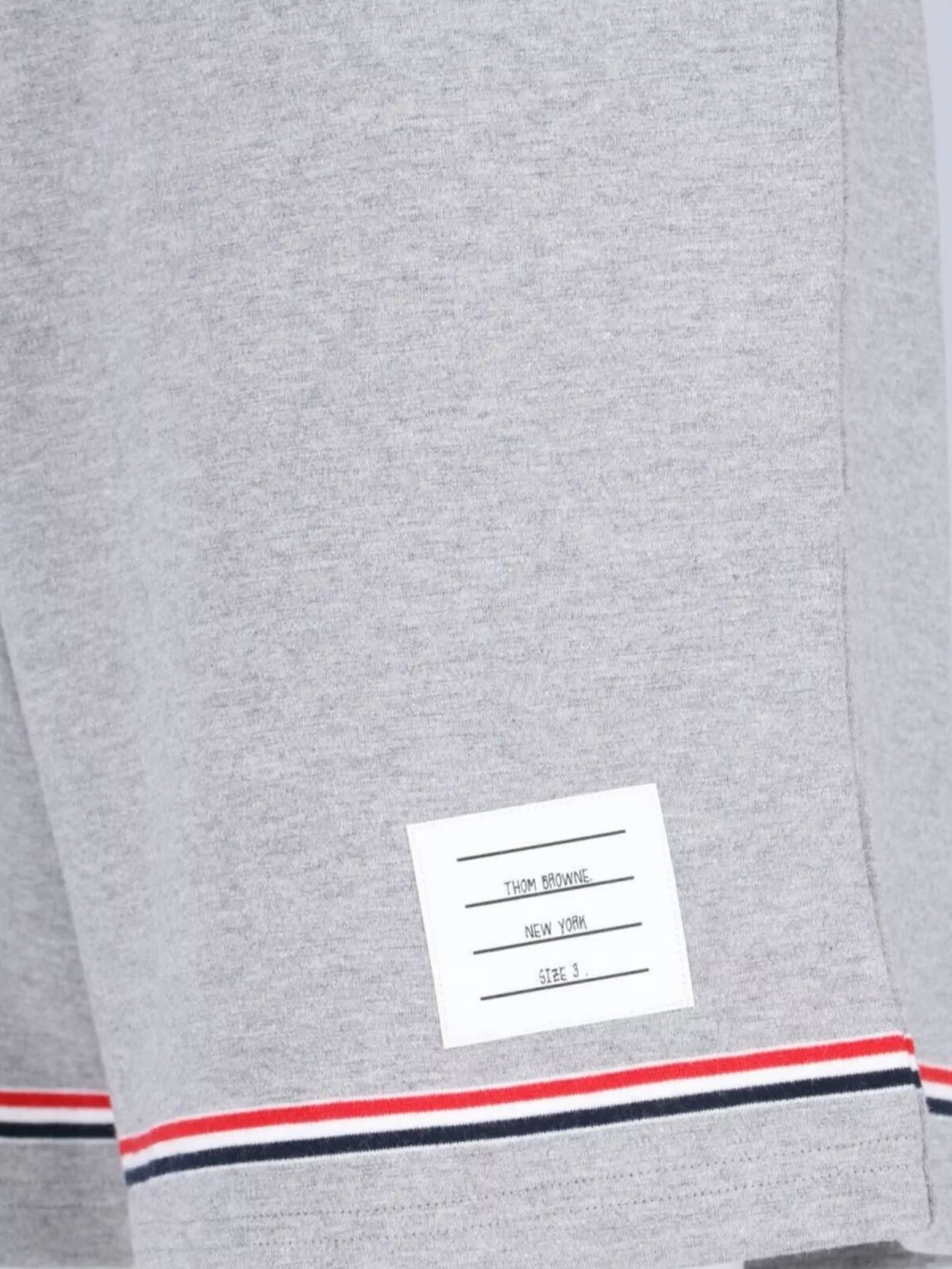 Thom Browne Straight Drawstring Elastic Striped Shorts