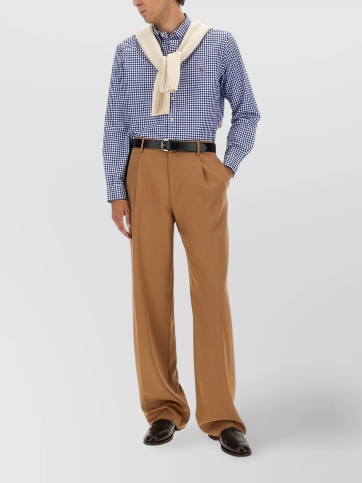 Polo Ralph Lauren Checkered Pattern Button-Down Collar Long Sleeves Shirt