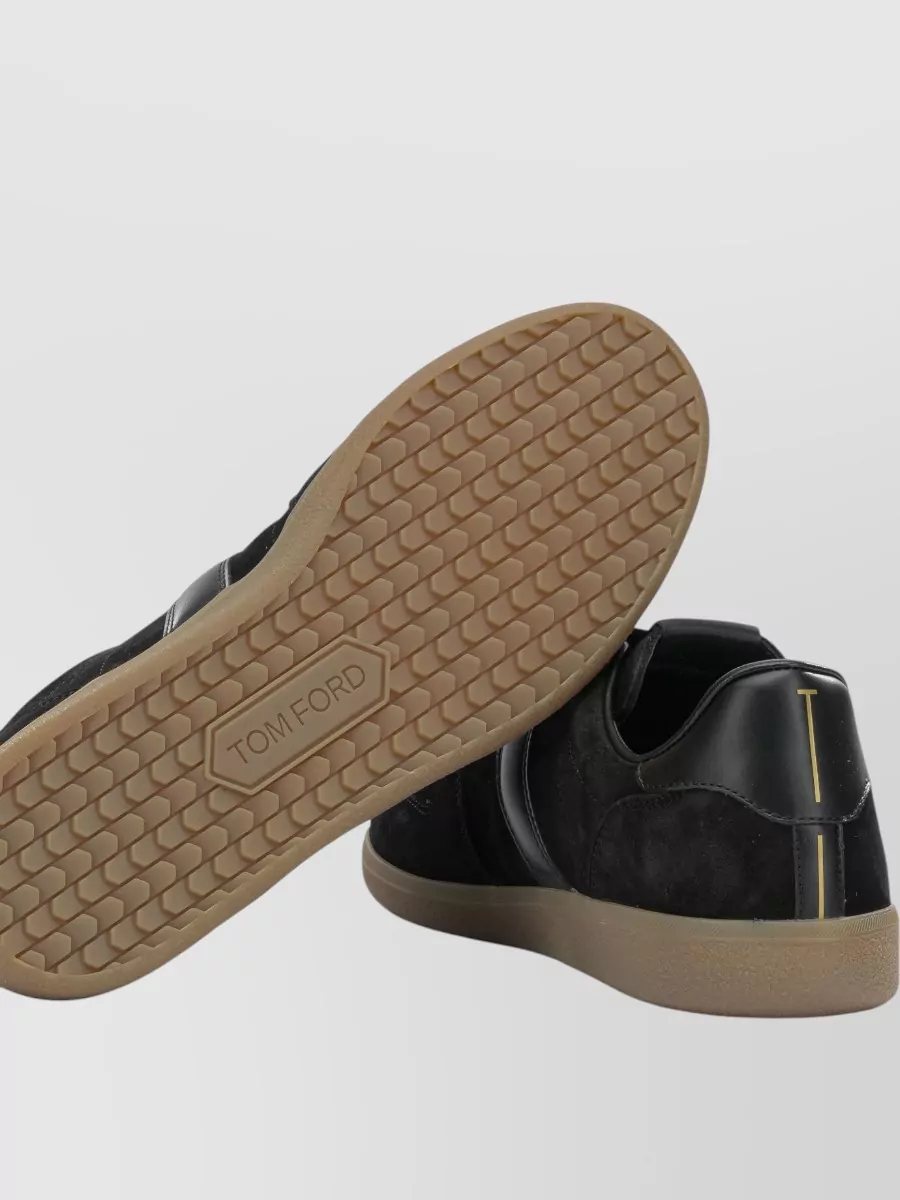Tom Ford Leather Low-Top Sneakers