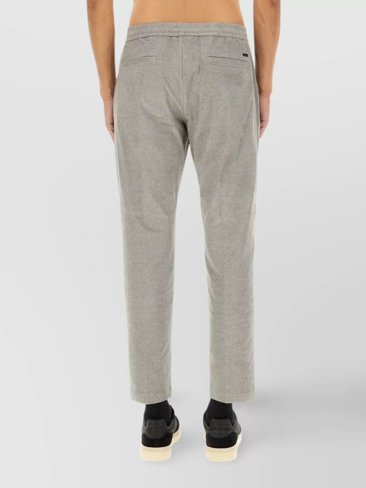 Herno Trousers With Elastic Waistband And Pockets