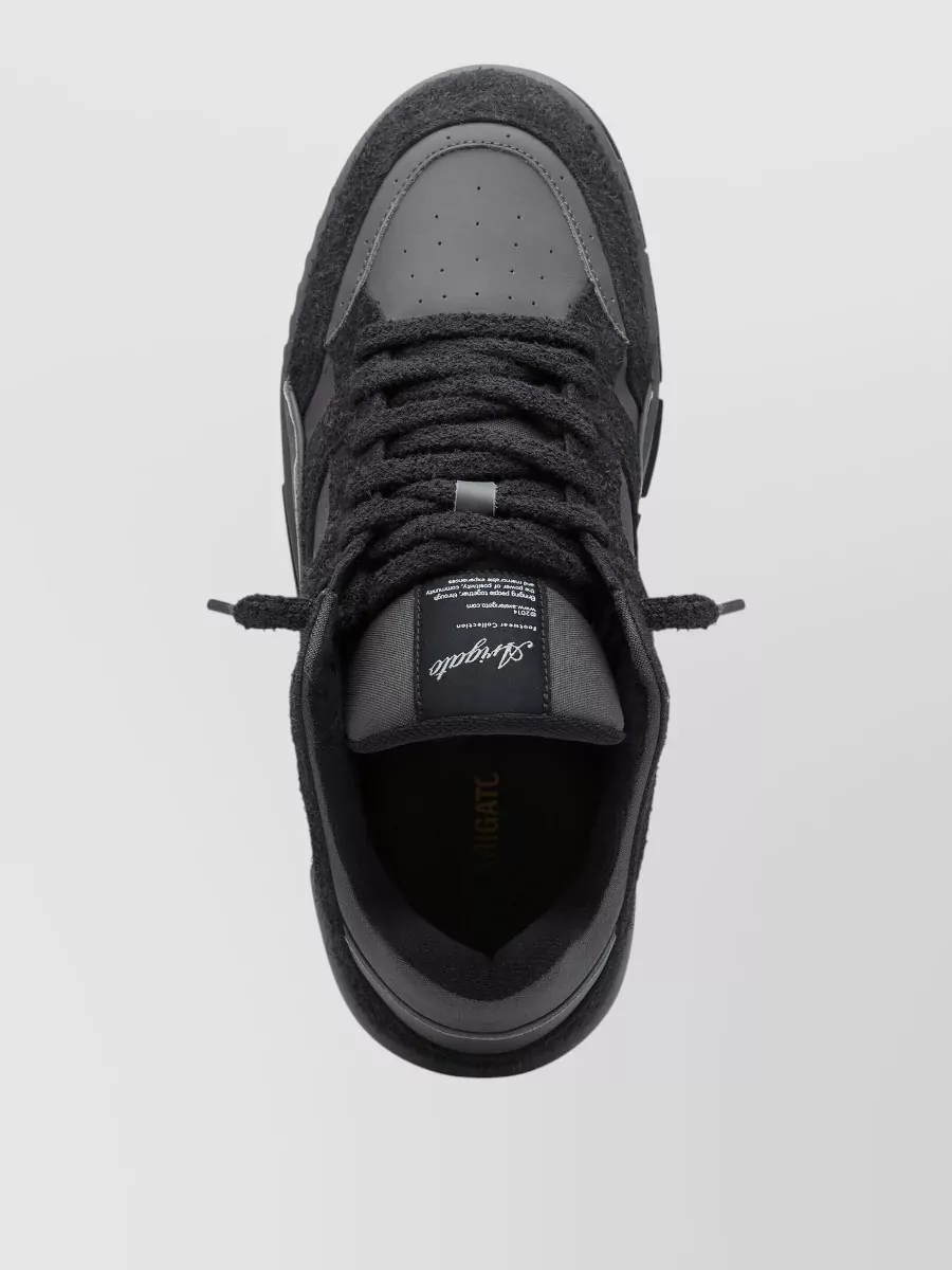 Axel Arigato Leather Paneled Low-Top Sneakers