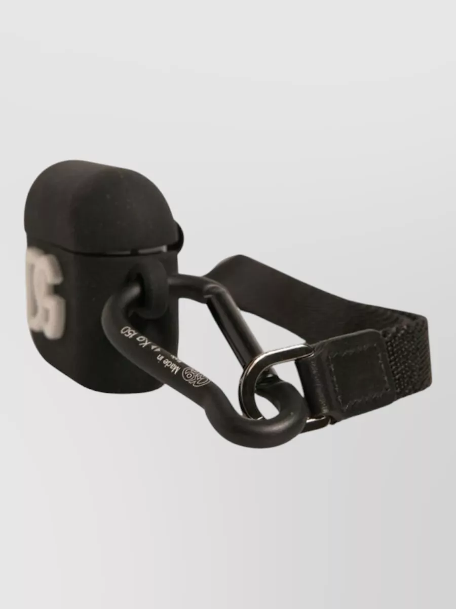 Dolce&Gabbana Silicone Logo-Embossed Airpods Case