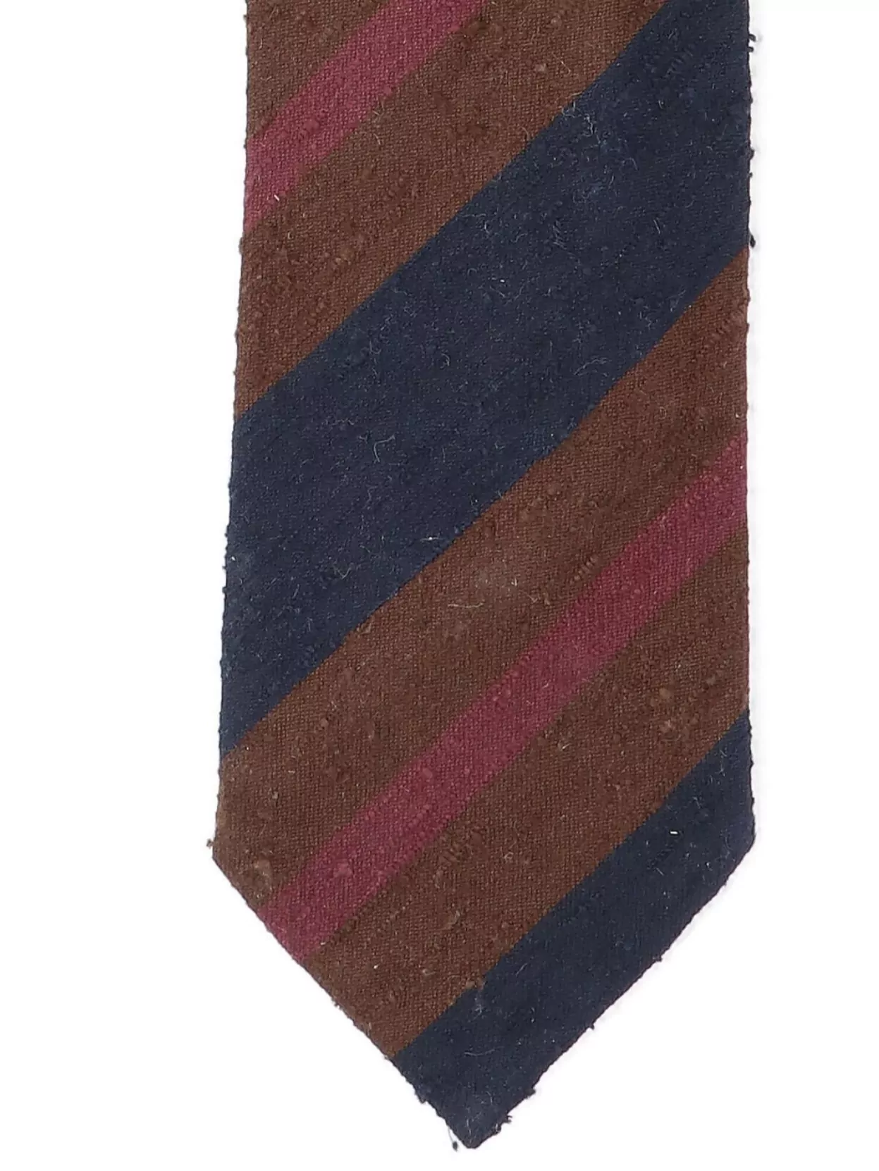 Finamore Diagonal Striped Ties Traditional Shape