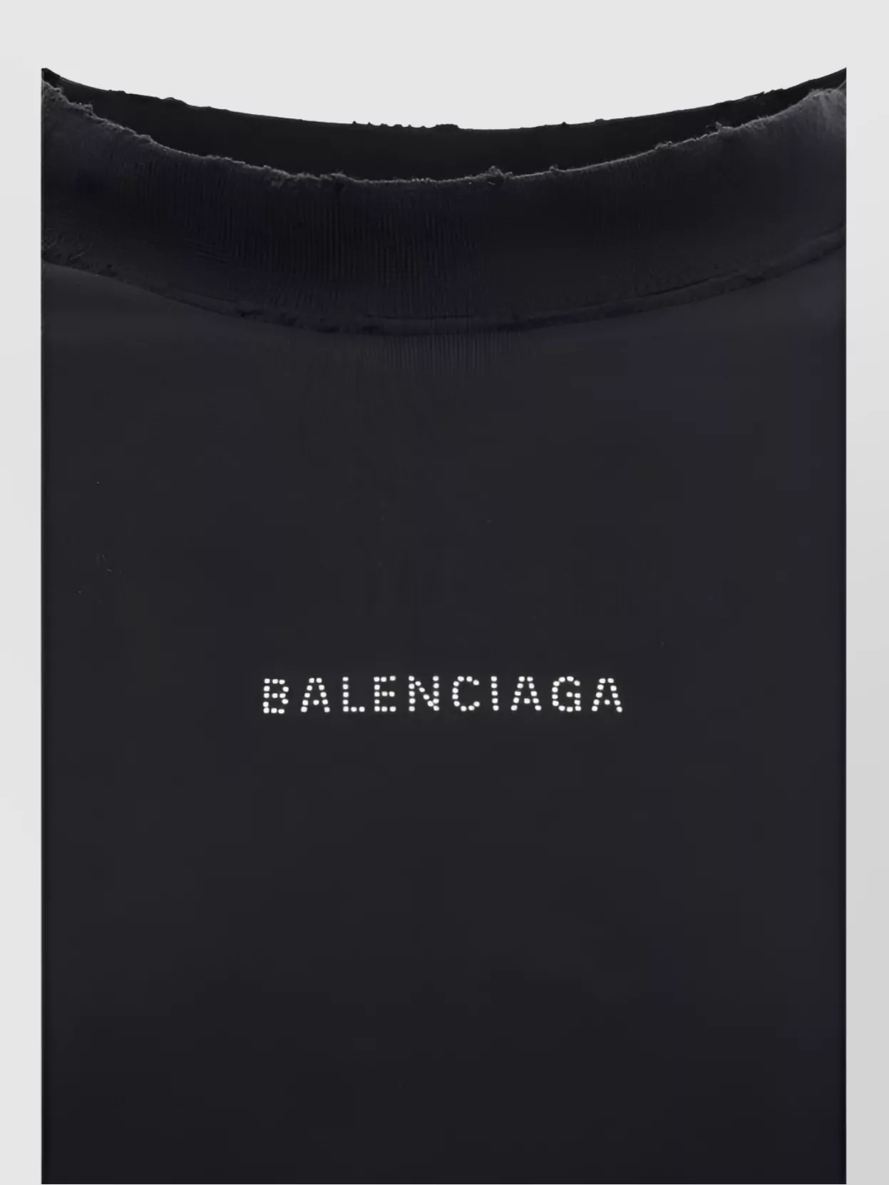 Balenciaga Vintage Cotton T-Shirt Monochrome Pattern