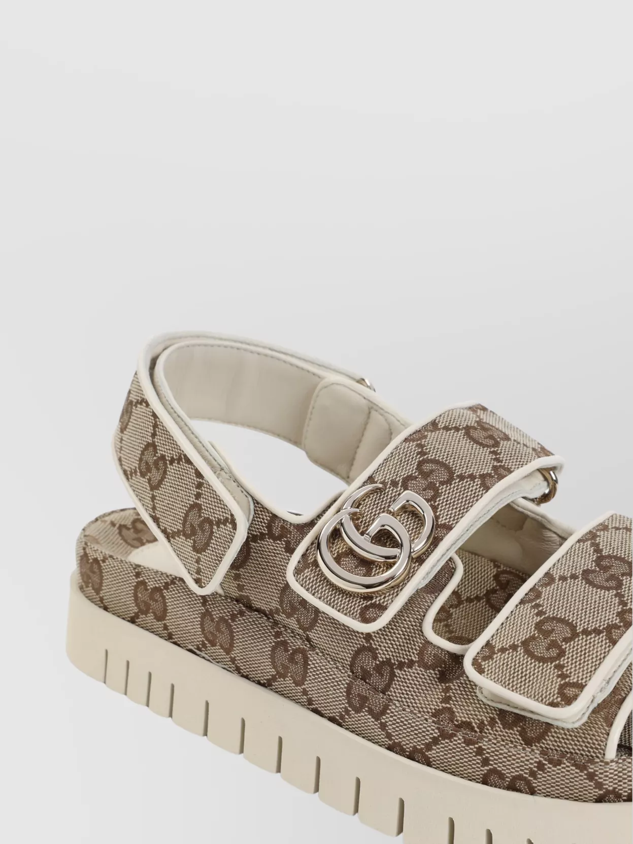 Gucci Marmont Gg Sandals With Chunky Rubber Outsole