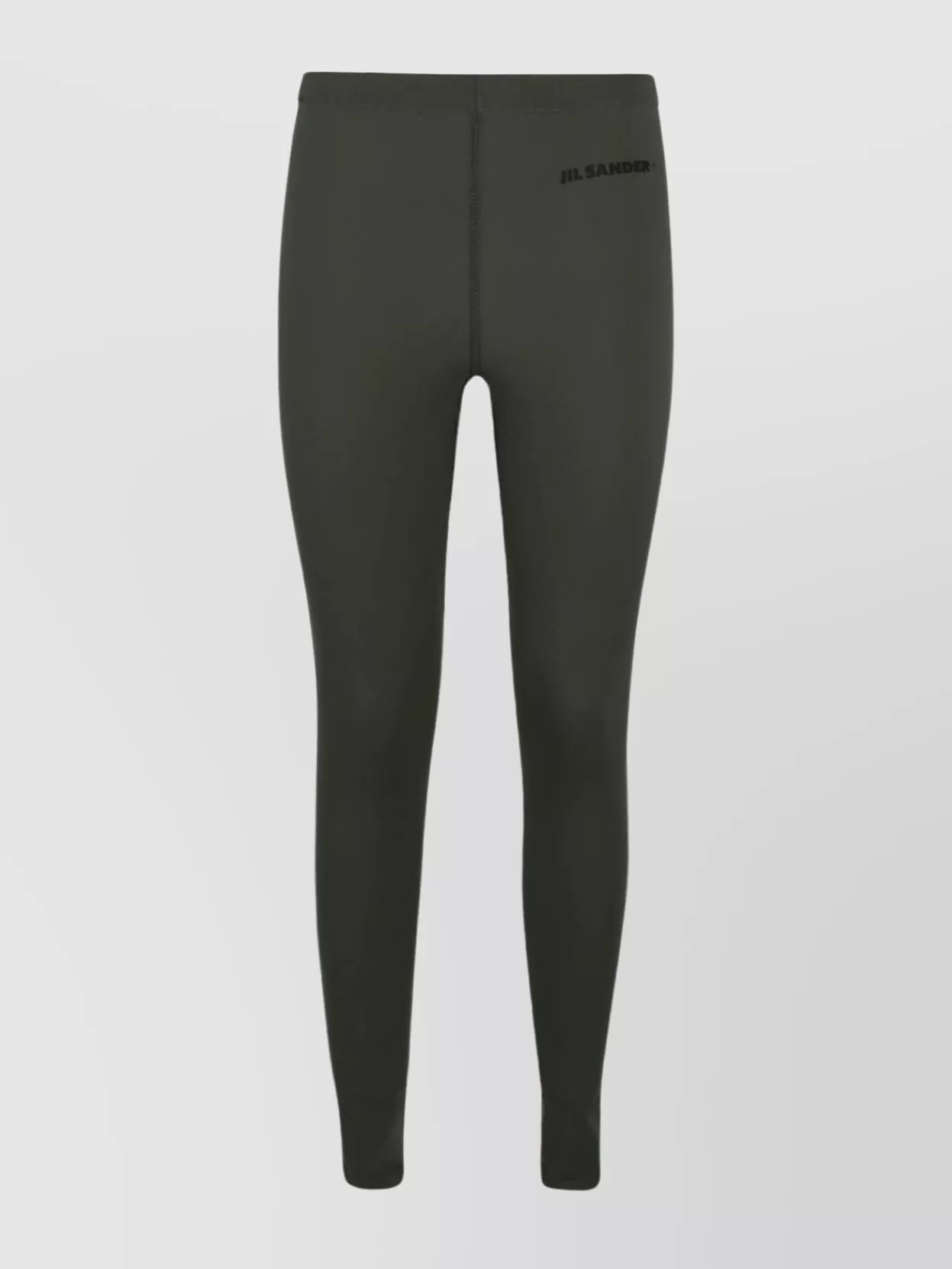 Shop Jil Sander Waistband Trousers With Seam Detailing In Khaki