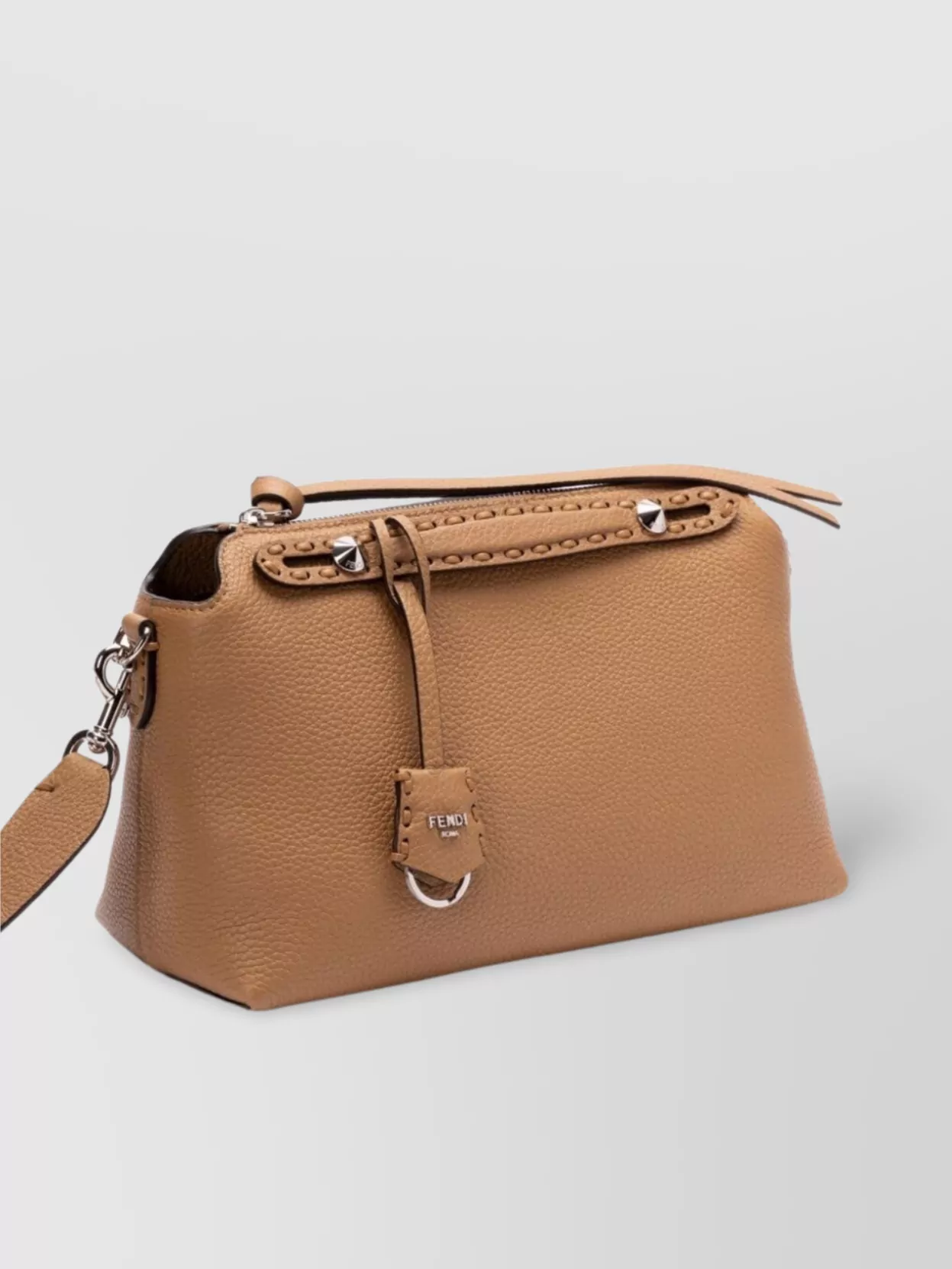 Fendi Medium Soft Leather Handbag Rectangle Shape