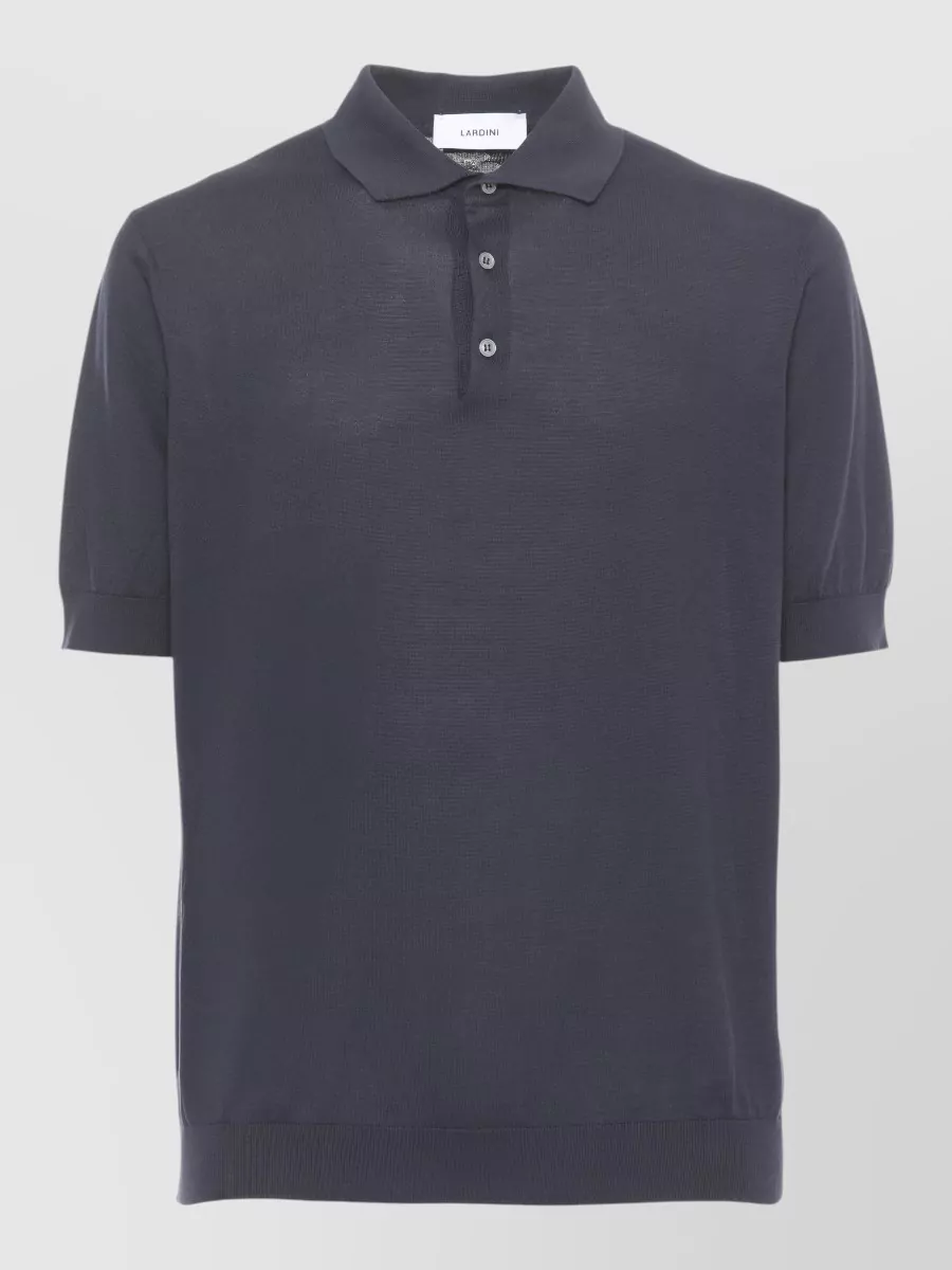 Lardini cotton short-sleeve polo shirt