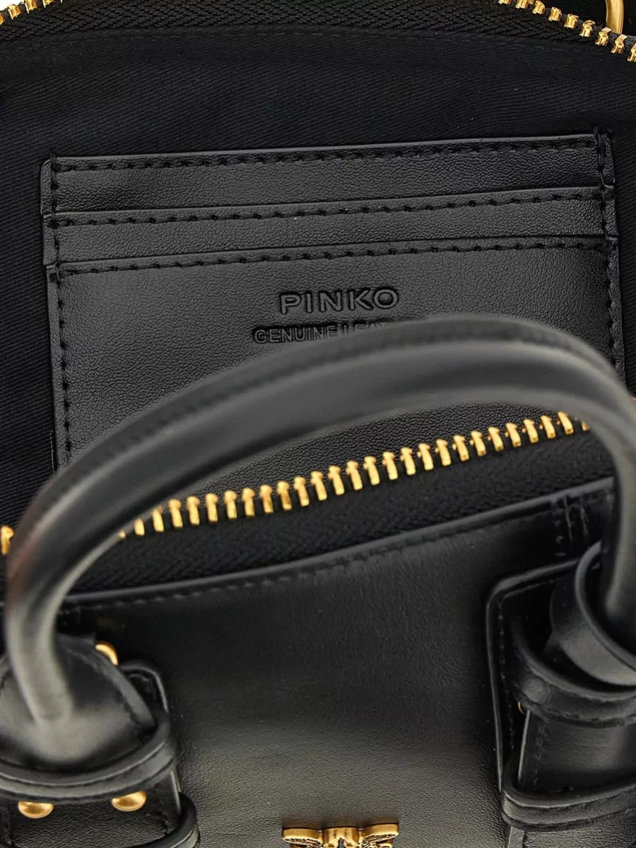 Pinko Escape Baguette Small Leather Shoulder Bag
