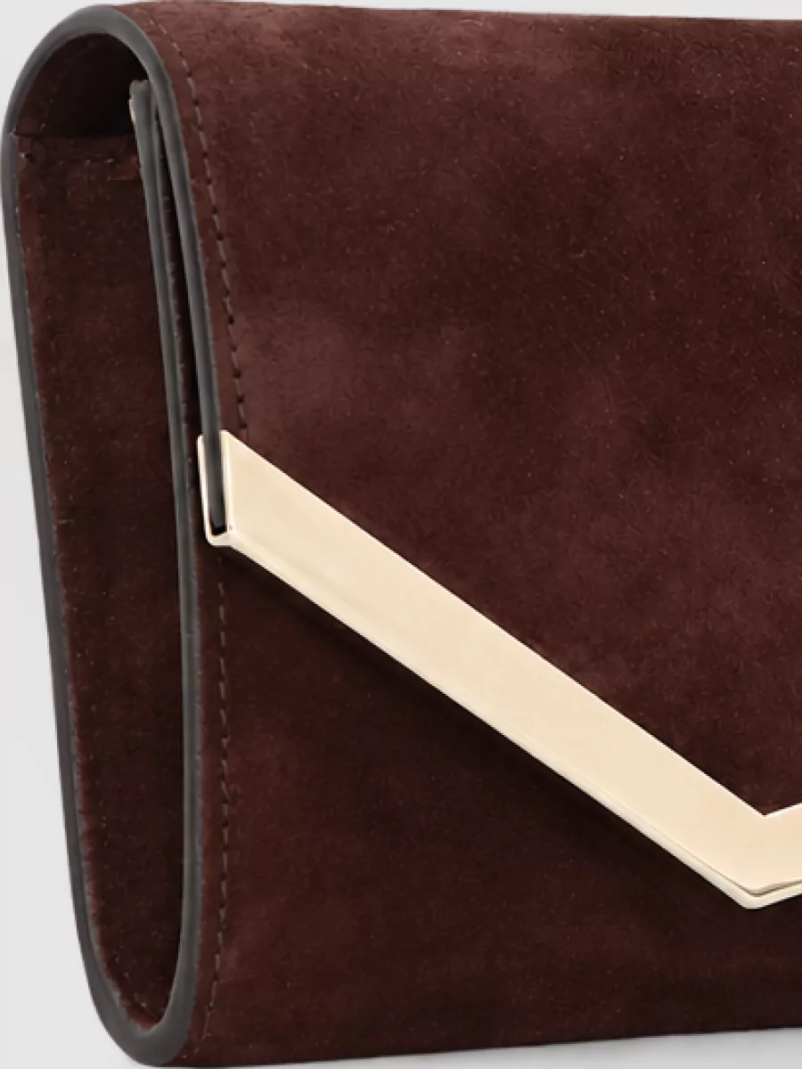 Jimmy Choo Emmie Suede Clutch Bag