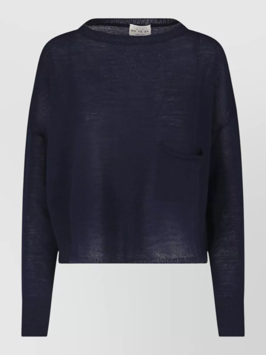 Ma'ry'ya virgin wool crewneck sweatshirt