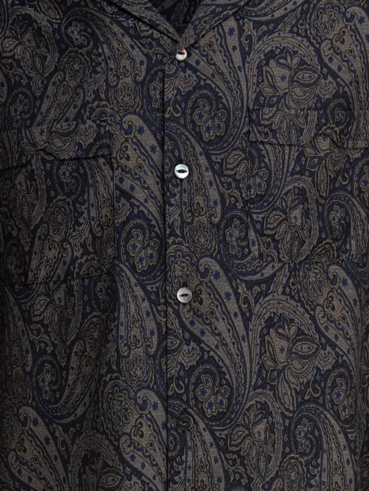 NEEDLES PAISLEY LONG SLEEVES SHIRT 