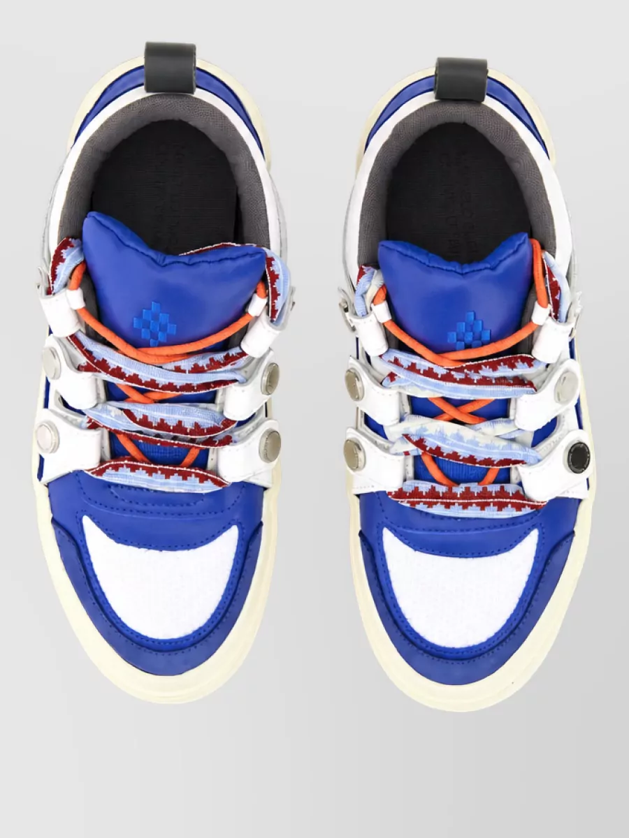 Marcelo Burlon County Of Milan Leather Low-Top Sneakers