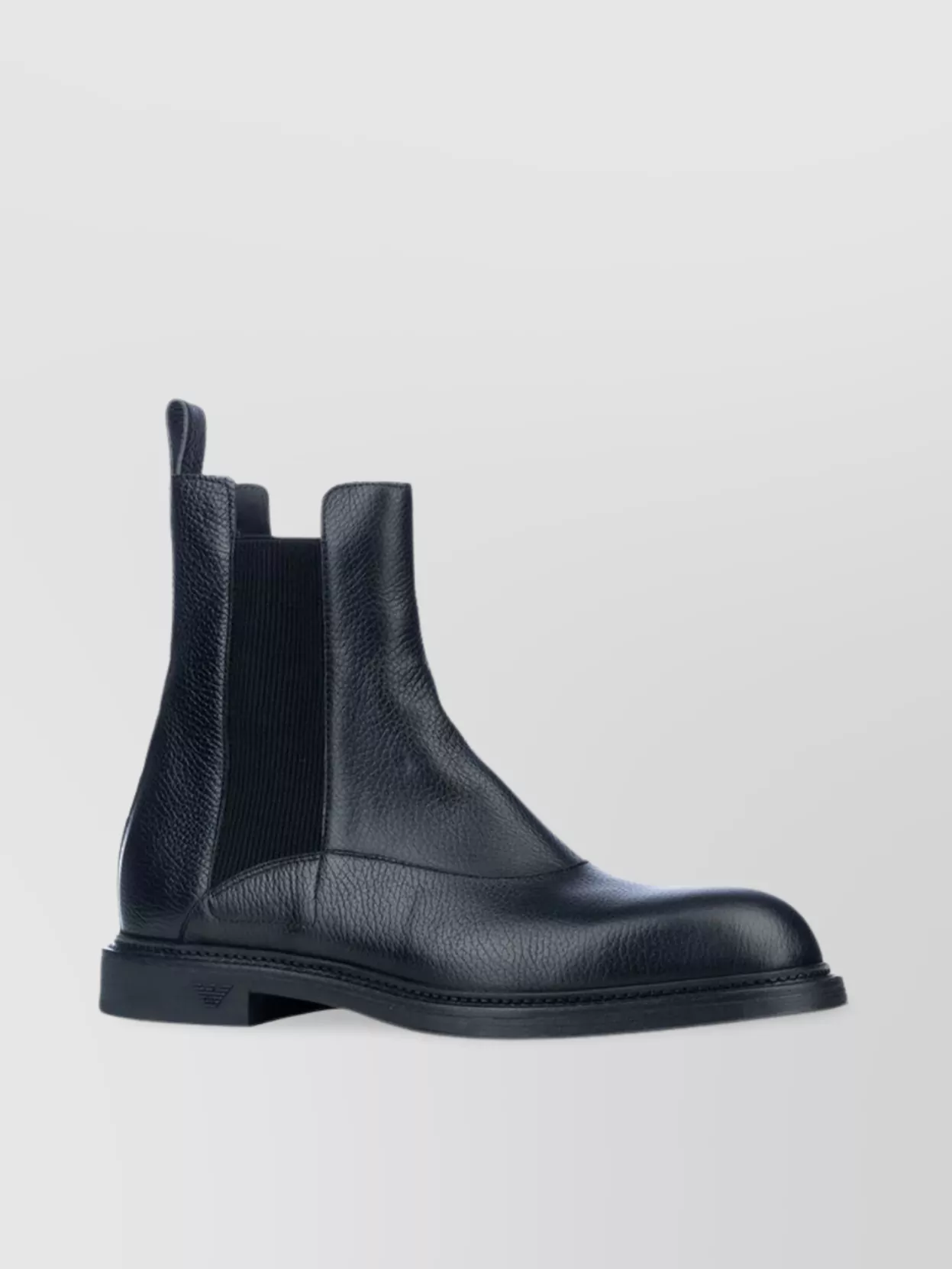 Emporio Armani Elastic Side Panel Flat Sole Boots