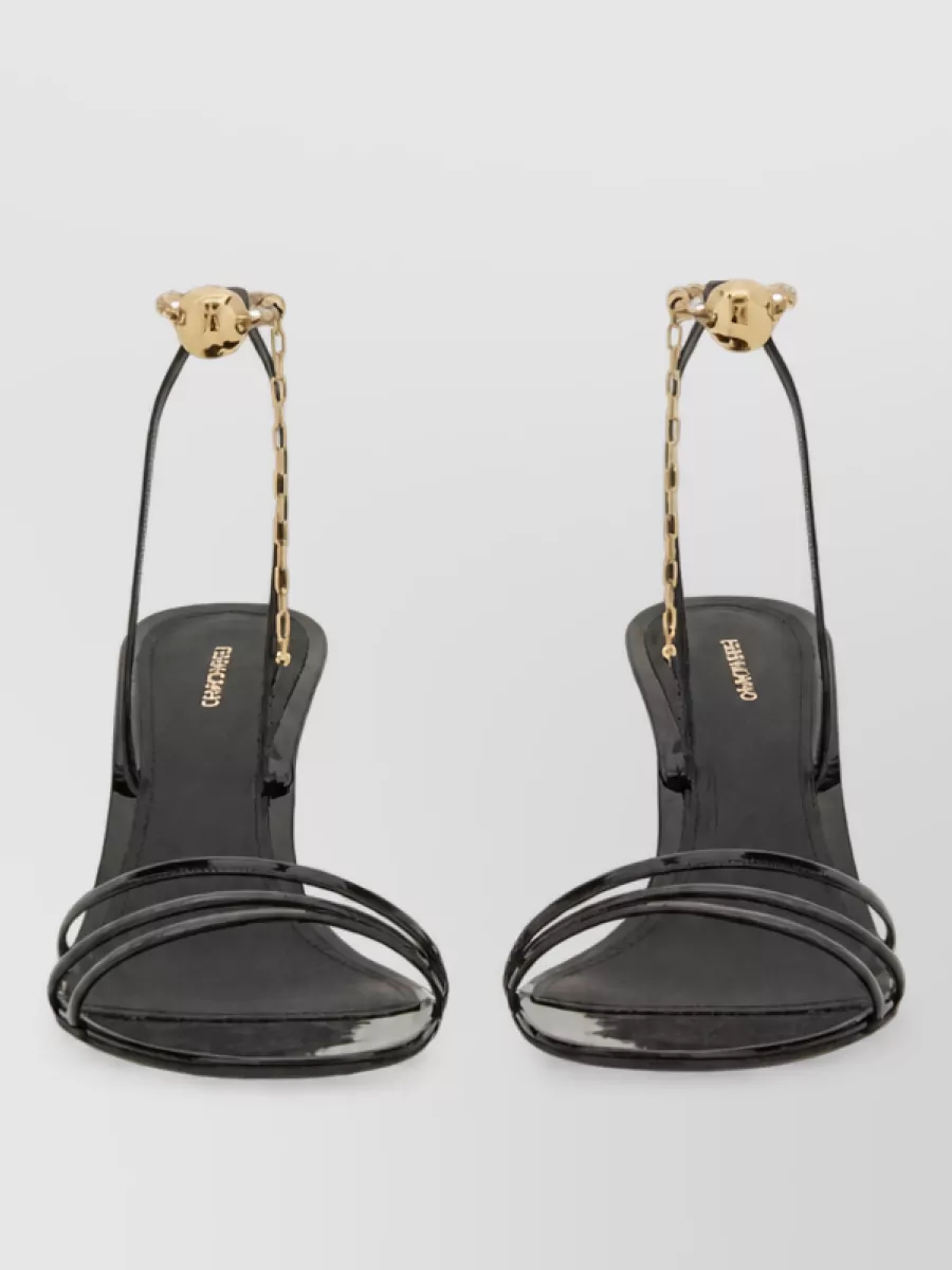 Ferragamo patent leather sandals