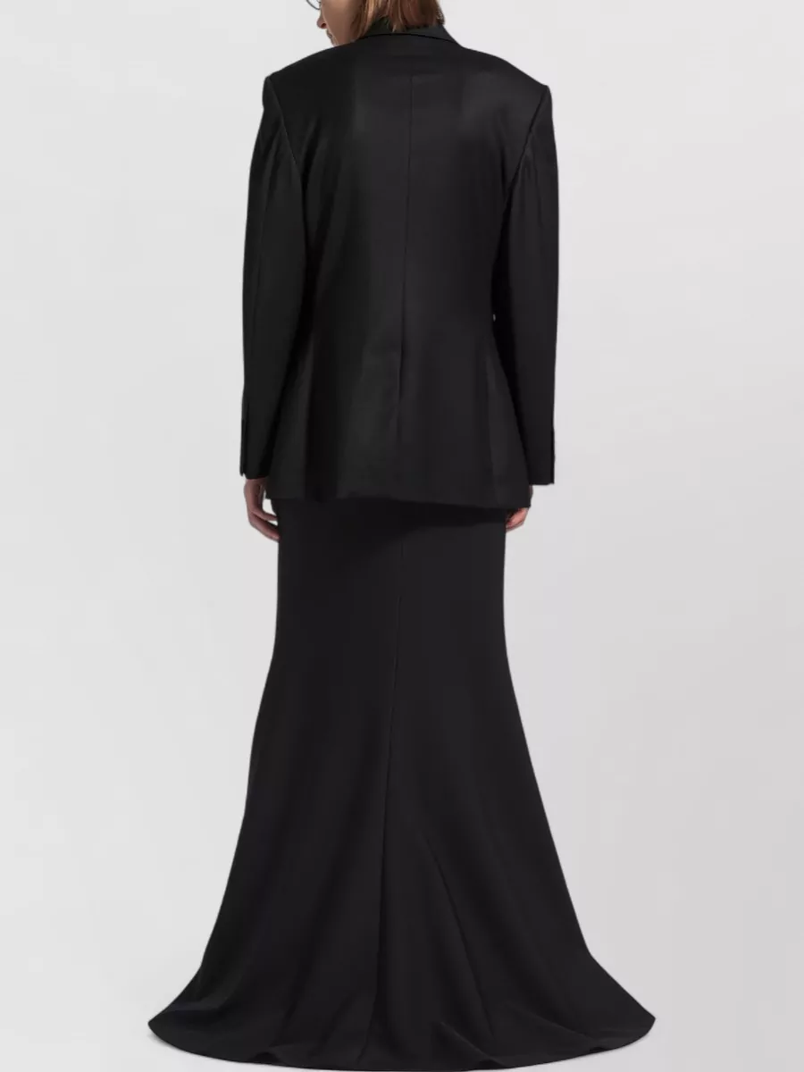 Balenciaga Tailored Jacket Chest Welt And Flap Pockets