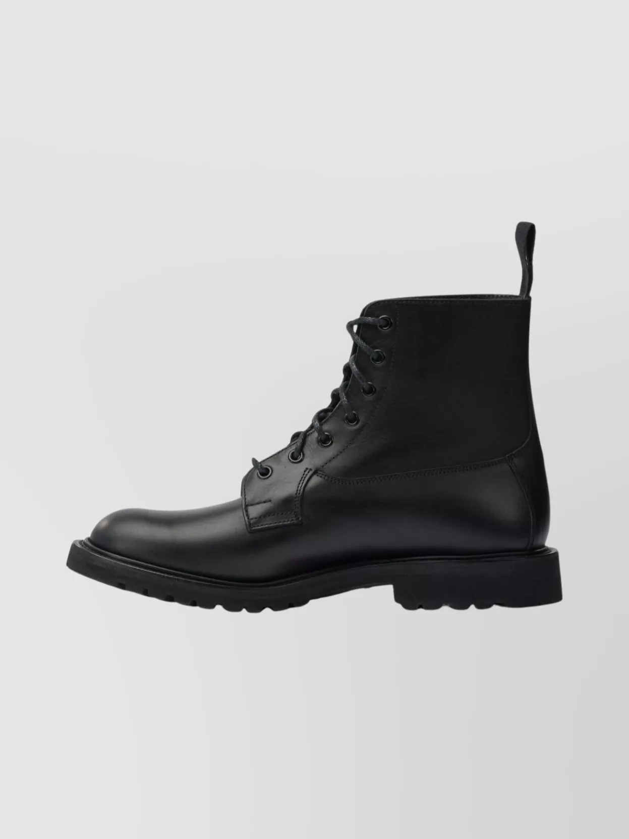 Tricker's Chunky Sole Ankle Boots With Pull Tab