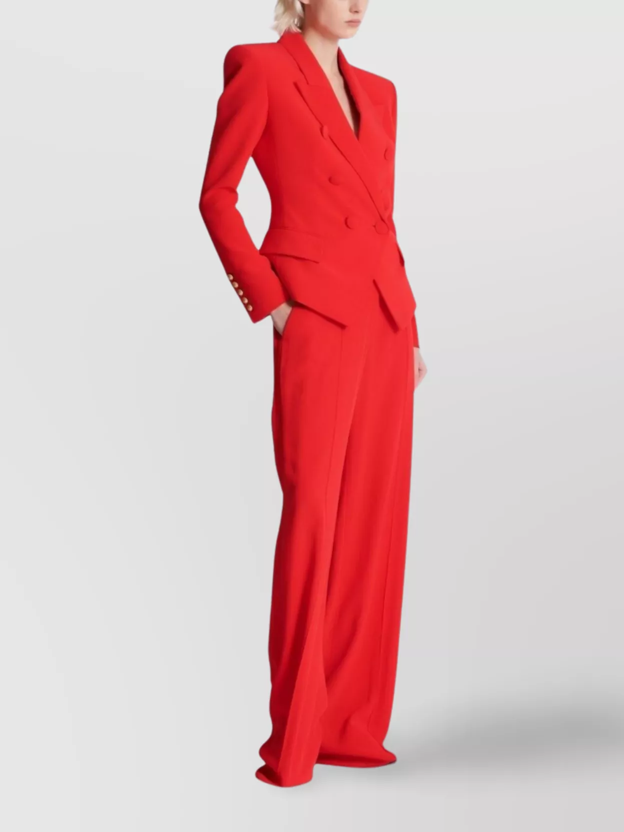 Balmain Lapels Double-breasted Blazer Peak