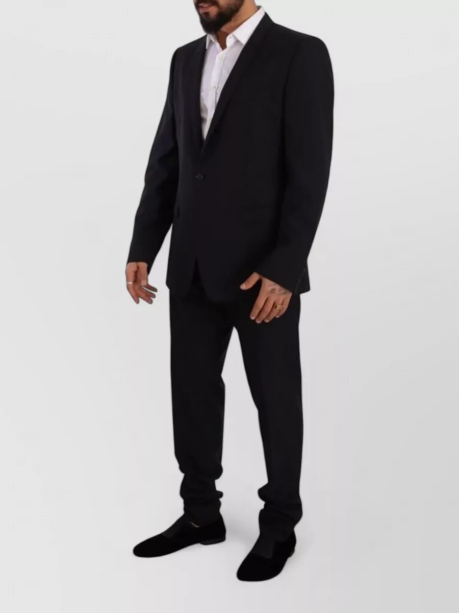 Dolce&Gabbana Wool Silk Single Breasted Suit