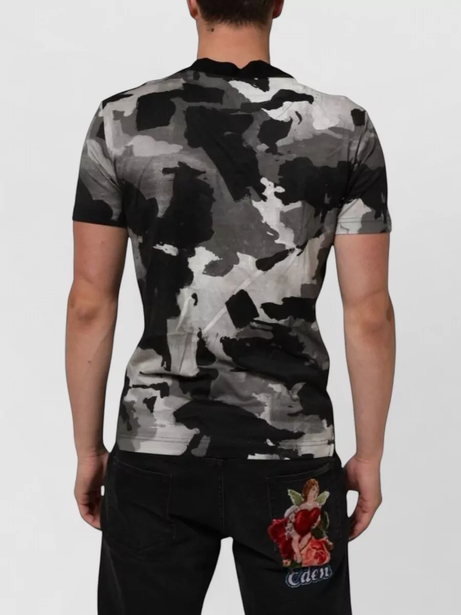 Dolce&Gabbana Camouflage Short-Sleeve T-Shirt