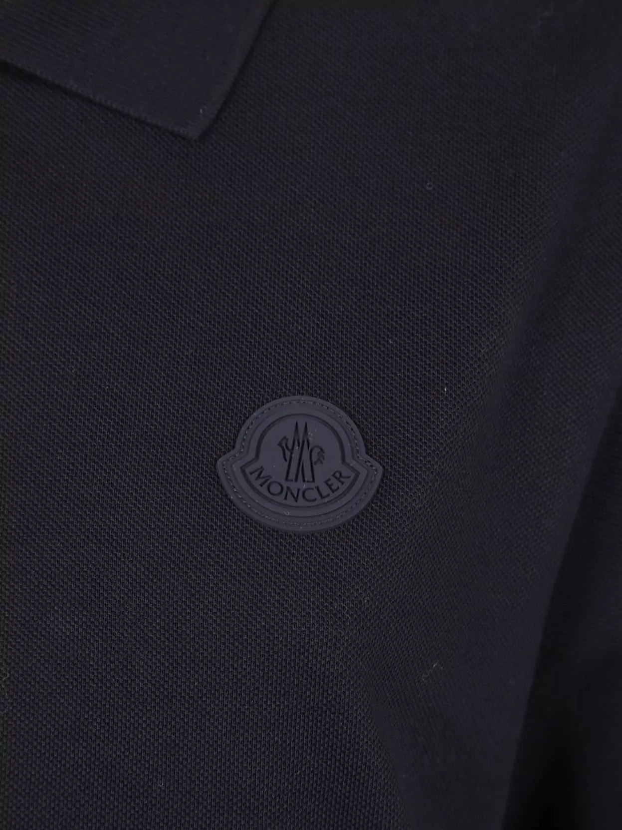 Moncler Polo Shirt With Short Sleeves And Collar