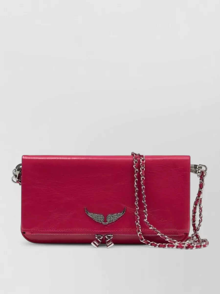 Zadig & Voltaire rock vintage leather shoulder bag