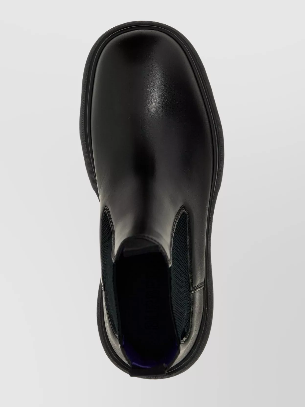 Burberry Chunky Sole Ankle Boots With Elastic Panels