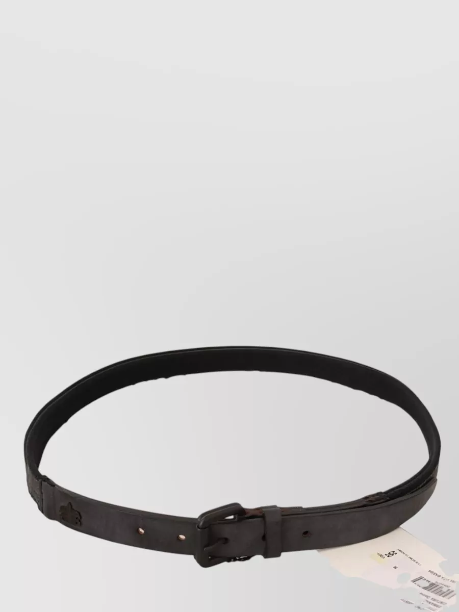 Ermanno Scervino Leather Logo-Buckle Belt