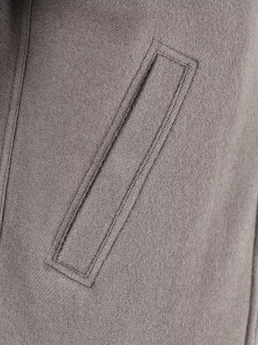 Rick Owens Wool Single Breasted Coat