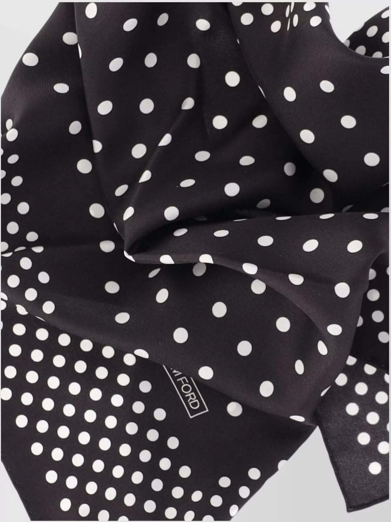 Tom Ford Polka Dot Square Scarves Collection