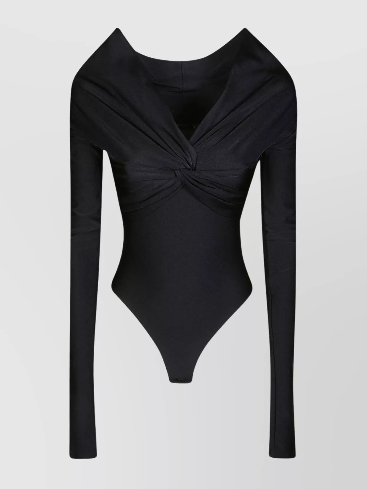 Shop The Andamane Twist Front Long Sleeve Stretch Top