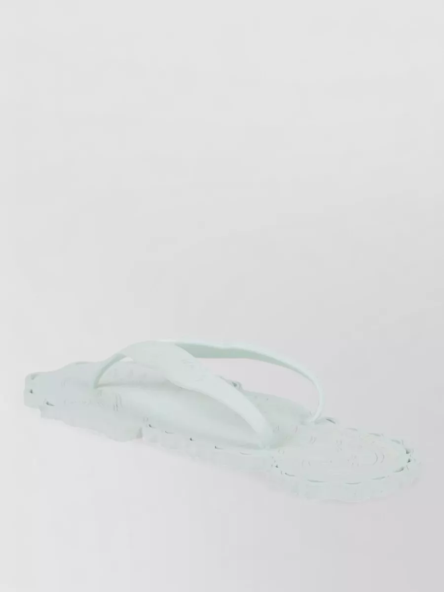Zimmermann Embossed Thong Sandals