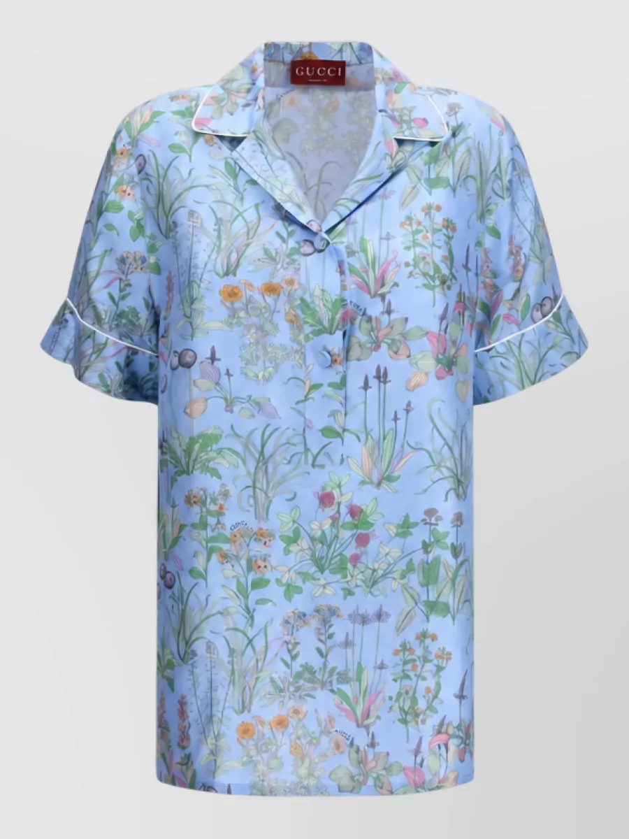 Gucci Silk printed shirt