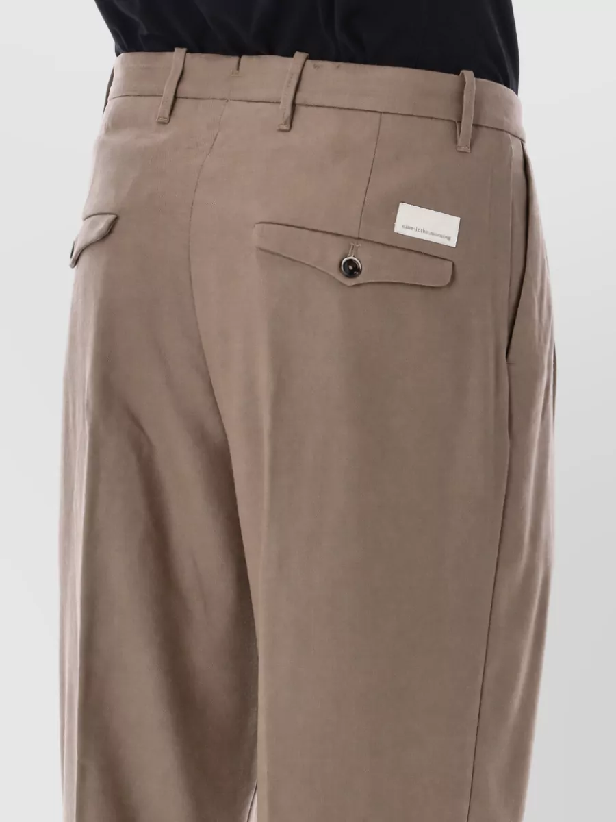 Nine In The Morning Wool Tailored Trousers