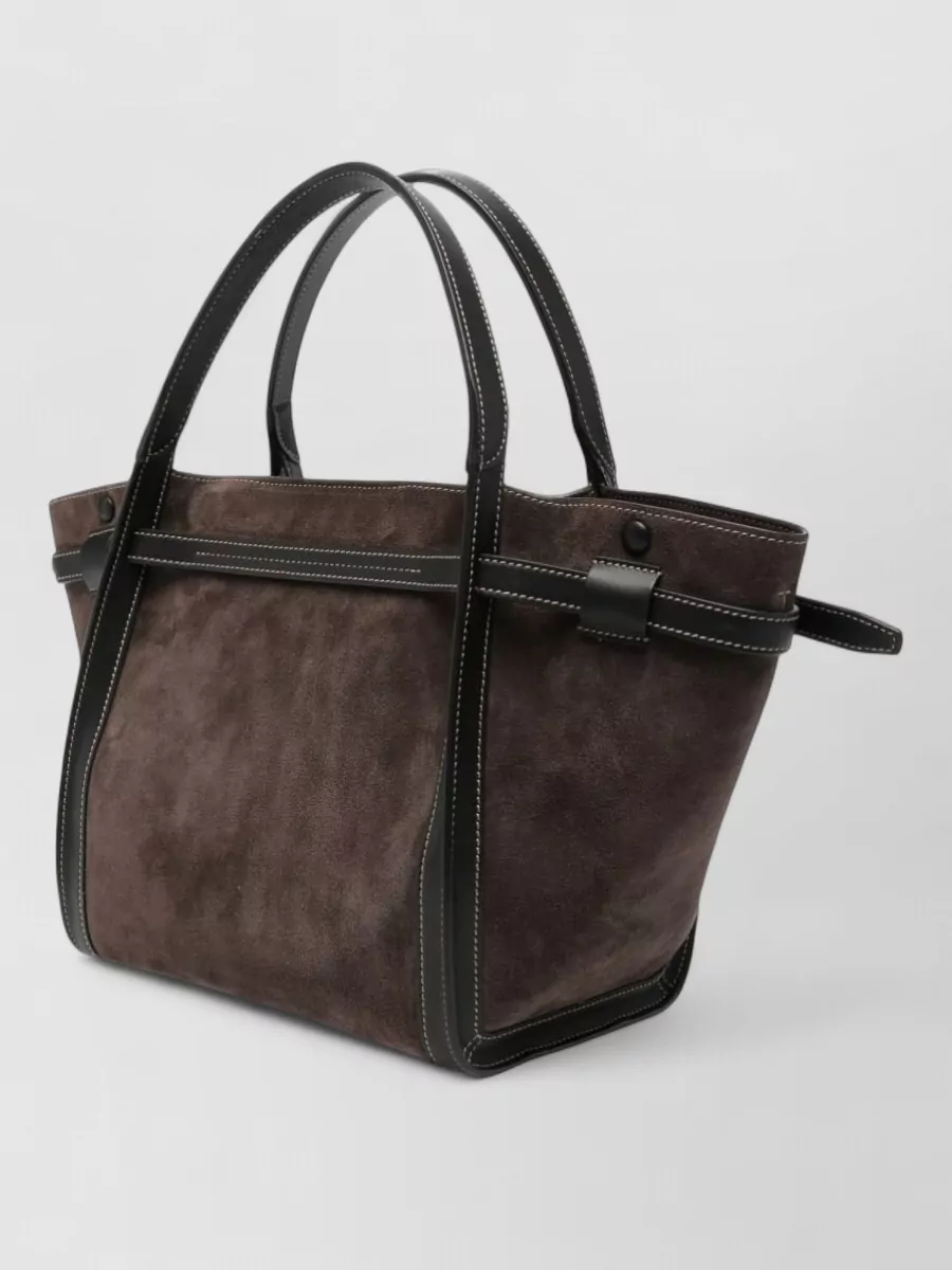 Tod's T Timeless Small Leather Bucket Bag