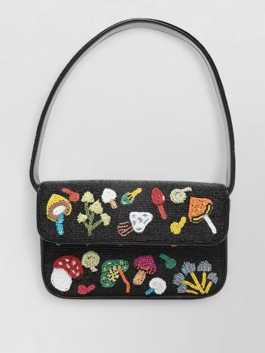 Staud Tommy Beaded Shoulder Bag