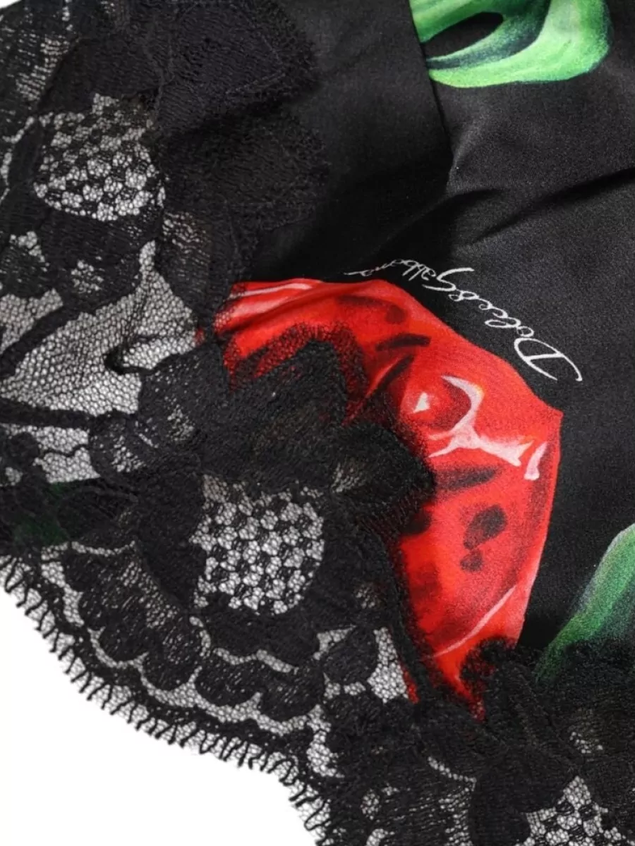 Dolce&Gabbana Floral-Print Silk Camisole